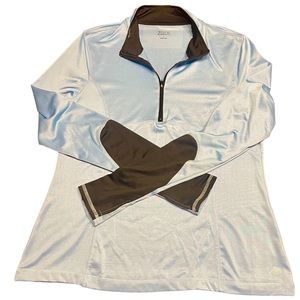 Zelos Blue Long Sleeve Light Jacket Womens Curvy L